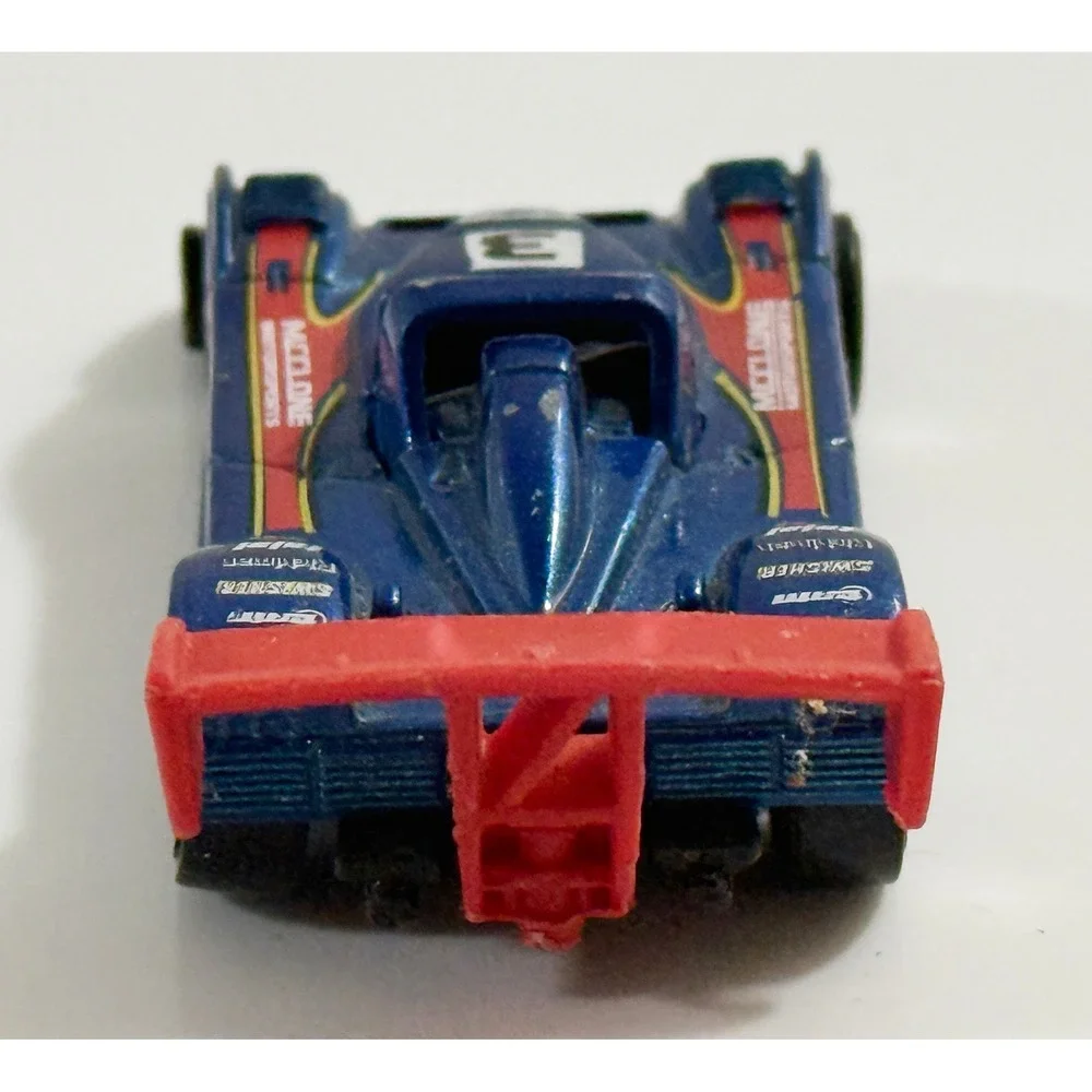Hot Wheels Riley & Scott MK III Kids 1:64 Blue McLone Motorsports Race Car #3